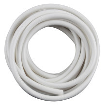 Plastledning rund hvid 3 x 0,75mm² 5 meter - Elworks